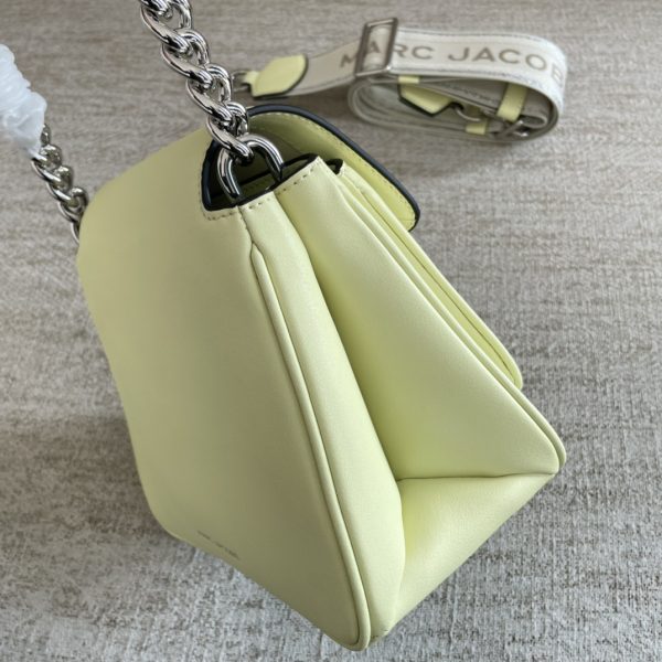 The Latest Glossy Calfskin Cross-Body Bag With Mj Shoulder Strap Is Detachable And Adjustable In Length And Dust Bag Green - Image 6