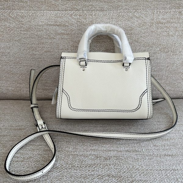Marc Jacobs Tote Cross-Body Bag Pebbled Top Cowhide Leather Ultra-Soft And Delicate Dust Bag White - Image 3