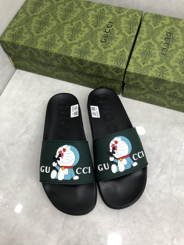 Gucci men’s and women’s homobian Gudgem slippers sandals F
