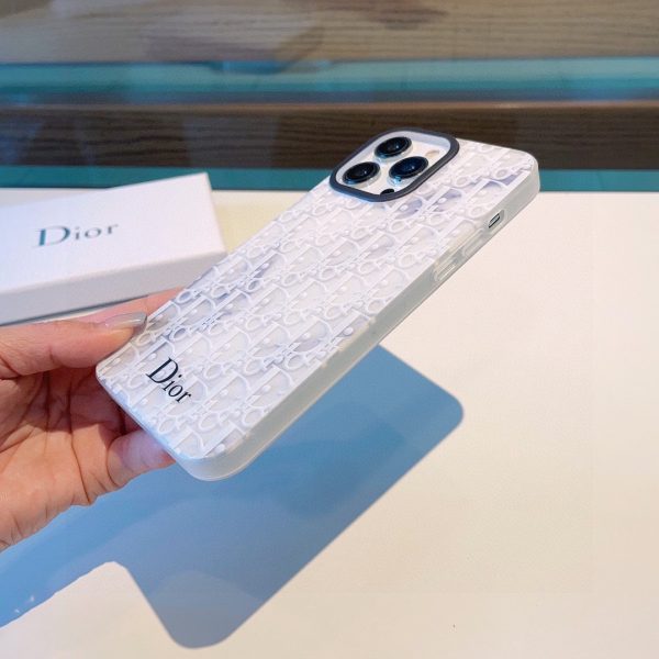 Dior translucent marble all-inclusive mobile phone case - Image 7