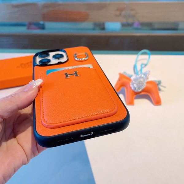 Hermes 2-in-1 card holder mobile phone case - Image 9