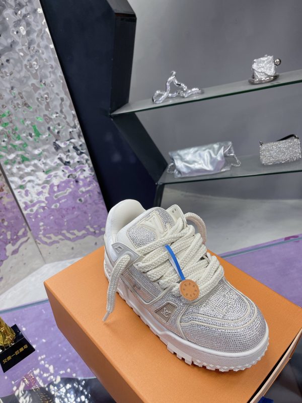 Louis Vuitton fat trainer couple full diamond limited bulingbuling - Image 4