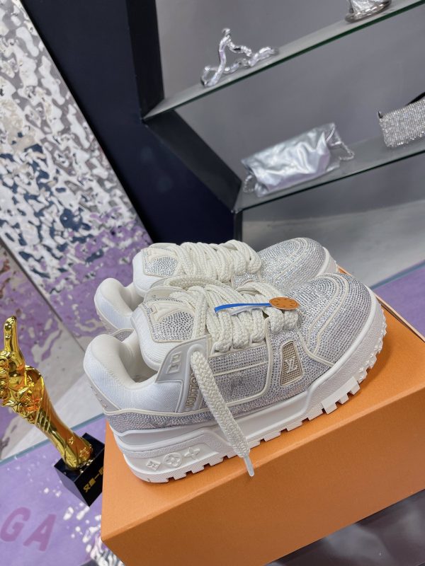 Louis Vuitton fat trainer couple full diamond limited bulingbuling - Image 6