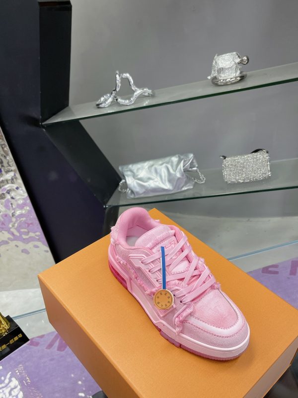 Louis Vuitton Trainer Maxi Sneakers Series Craft denim C - Image 5