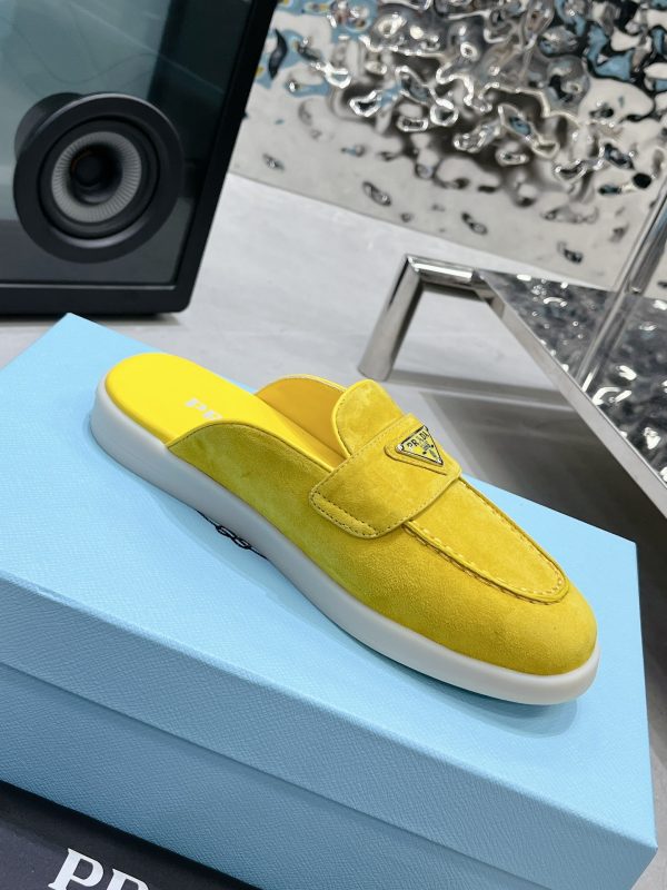Couples Prada 2023 latest loafers half slippers B - Image 7