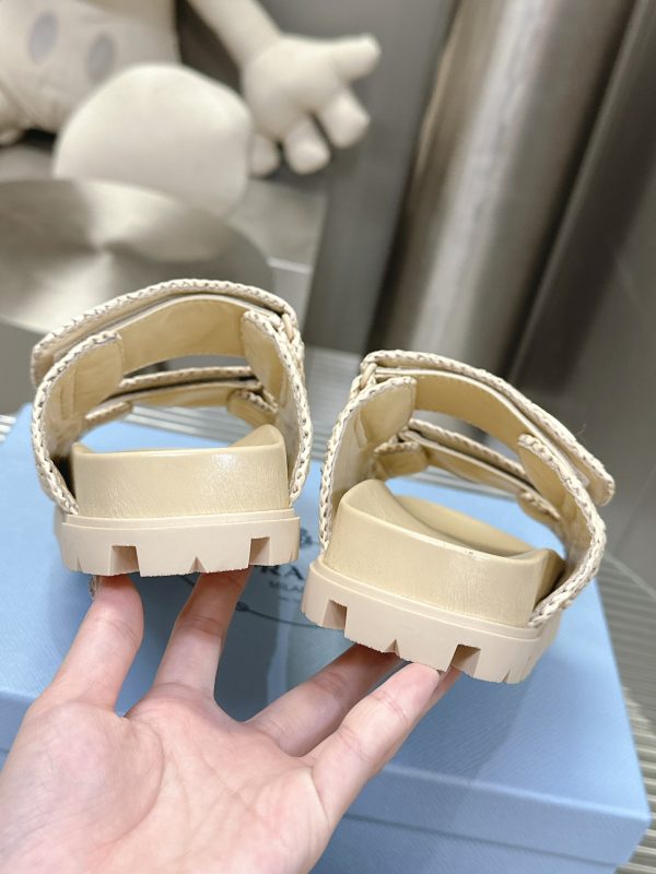 Prada 24S macaroon ceiling woven sandals A - Image 4