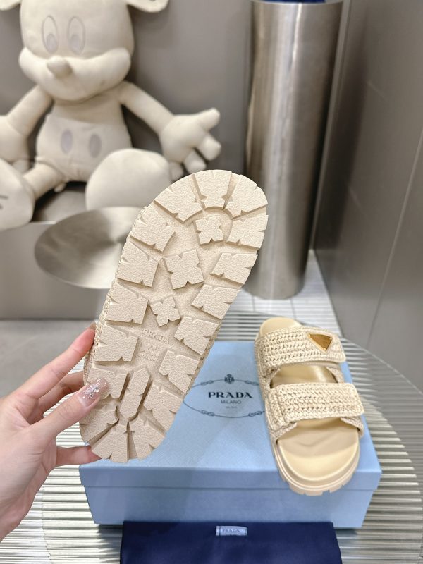 Prada 24S macaroon ceiling woven sandals A - Image 6