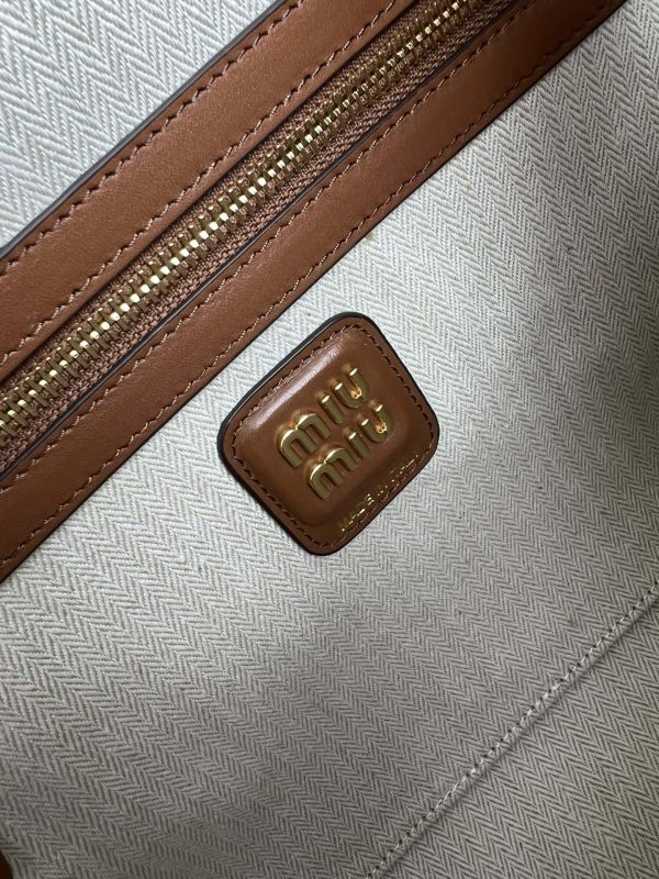 MiuMiu new calfskin briefcase 5BB117-2DD - Image 8