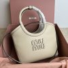 Miumiu launches new IVY basket handbag white M-288