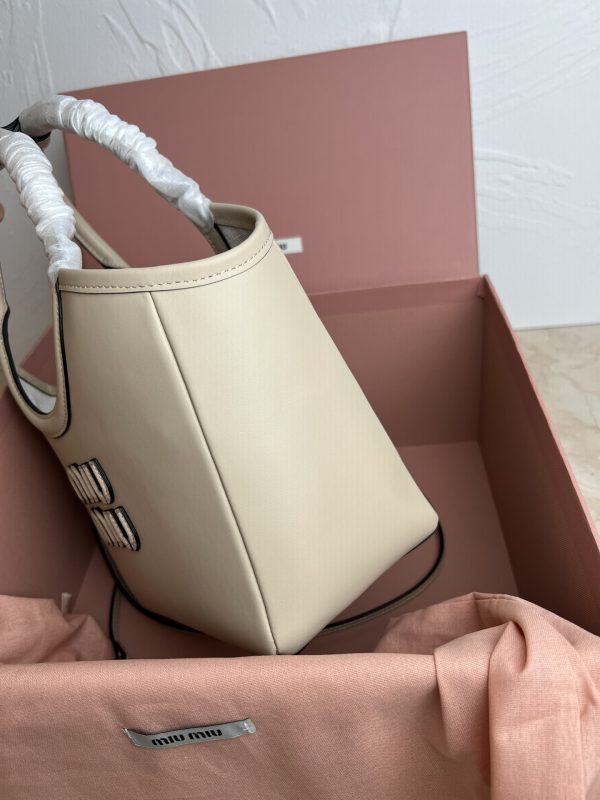 Miumiu launches new IVY basket handbag white M-288 - Image 3