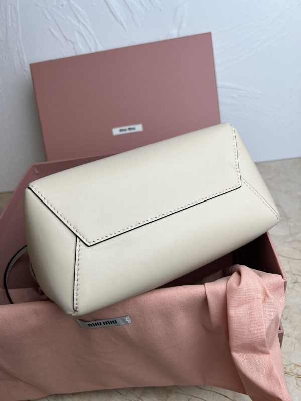 Miumiu launches new IVY basket handbag white M-288 - Image 9
