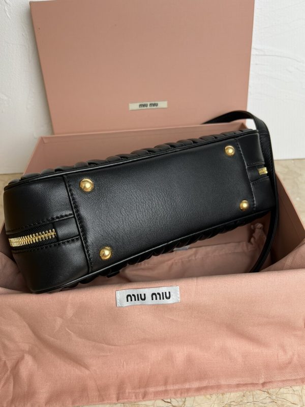 Miumiu new bowling bag white F 5BB148 - Image 9